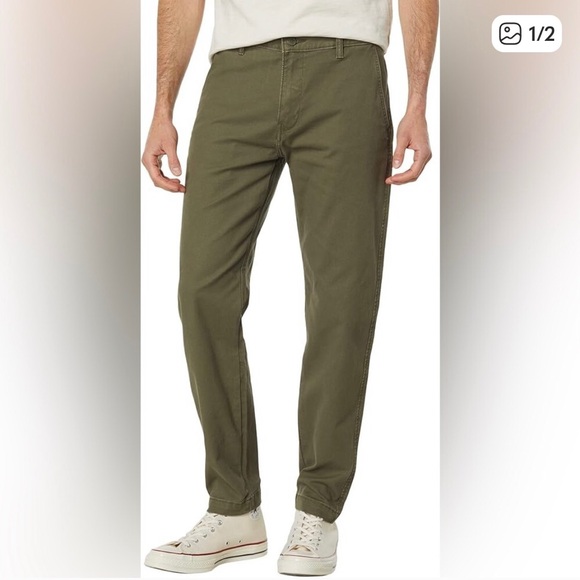 Levi's Other - Levi's Men's Khaki Green XX Chinos Standard Taper W33 L32 Red Tab